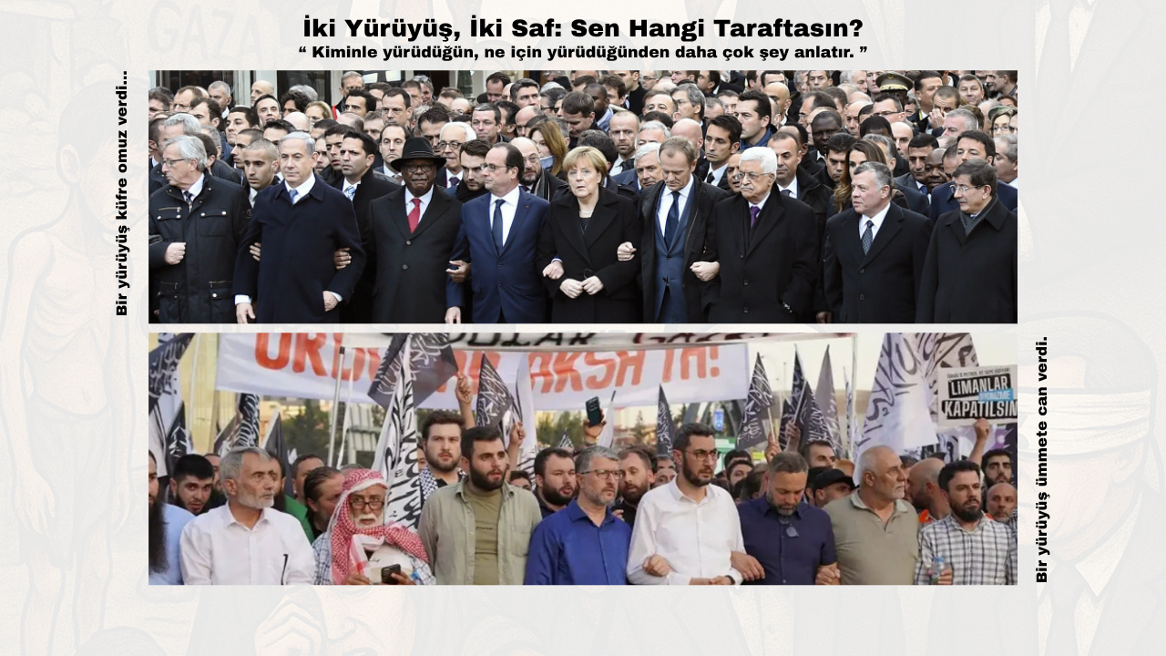 İki Yürüyüş, İki Vicdan: Batı’nın Peygambere Hakarete Tepkisi ve Gazze’ye Sessizliği